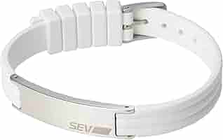 Amazon.co.jp: SEV(セブ)ラインブレスレット2 Lサイズ ホワイト